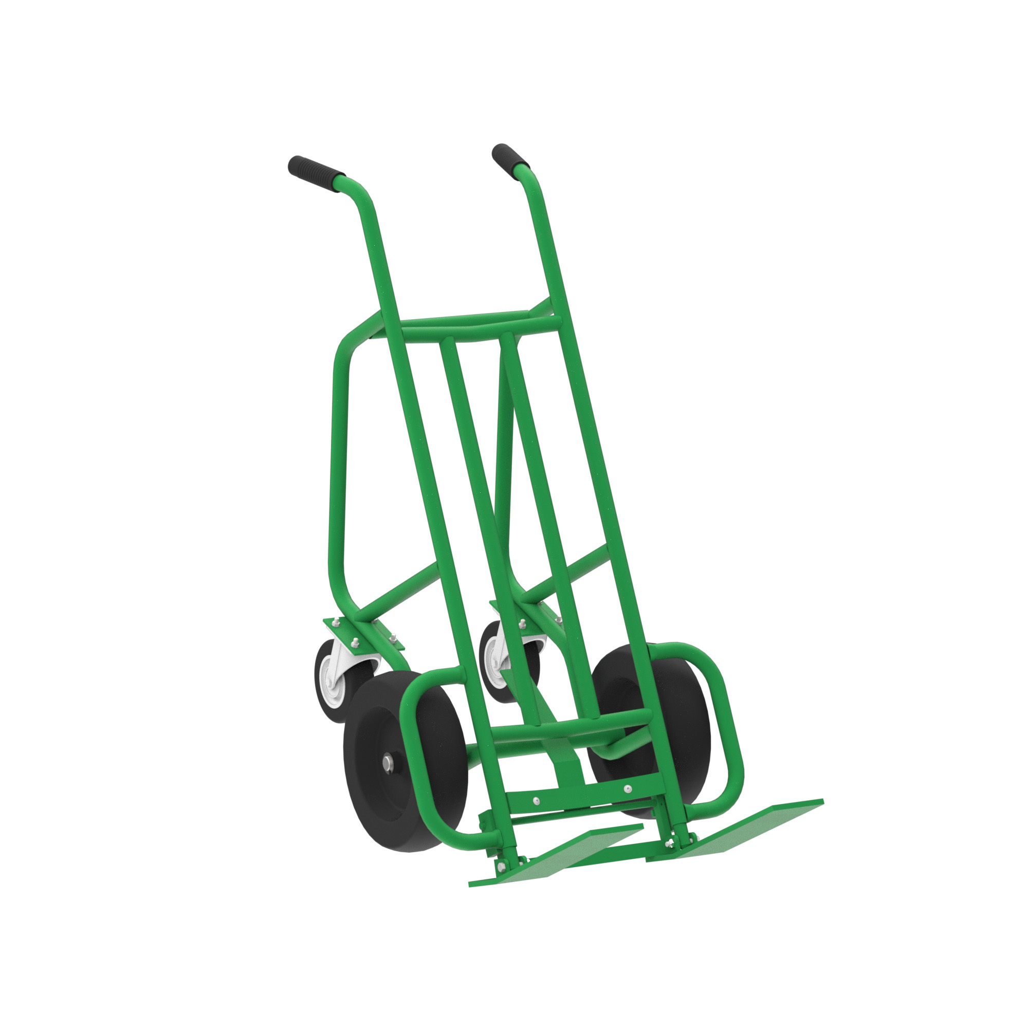 Valley Craft, 4-Wheel Pallet Hand Truck, Load Capacity 1000 lb, Height 54 in, Material Steel, Model# F84812A7